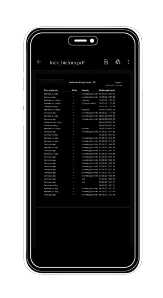 Imperioso safebox log system