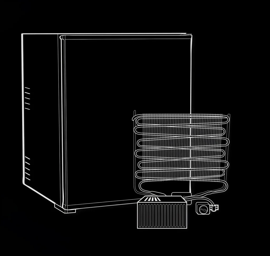 sketch of thermoelectric component imperioso